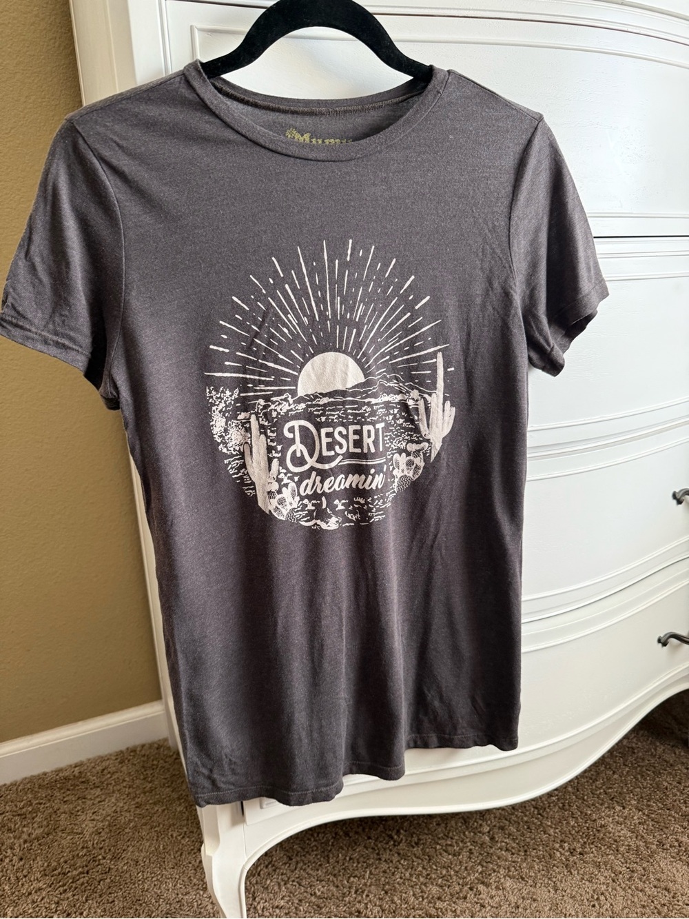 Show Me Your MuMu Charcoal Gray 'Desert Dreamin' Graphic Tee